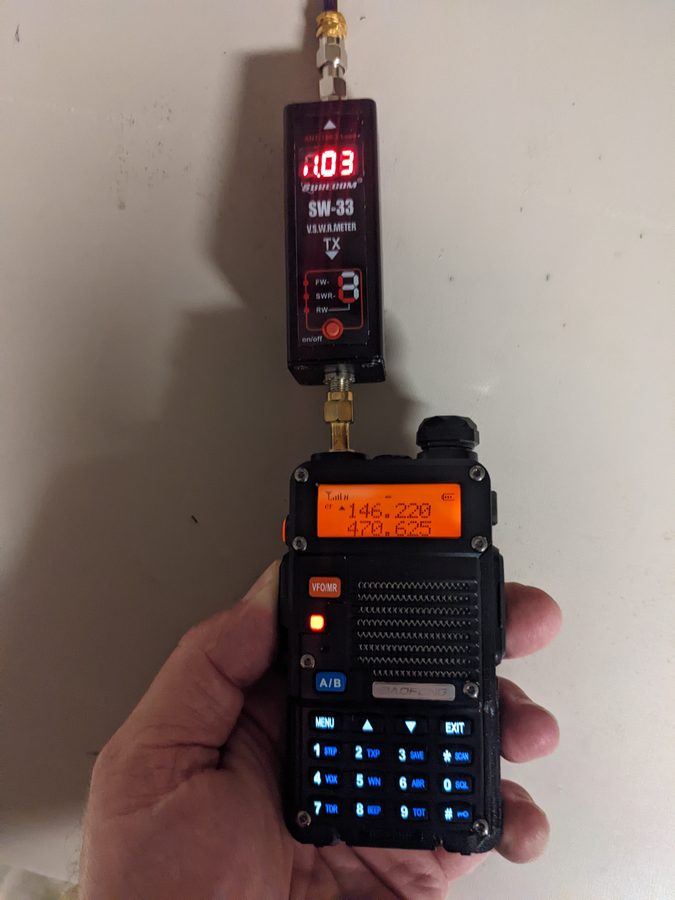 SURECOM SW-33 Mark II Handheld Power-SWR Meter